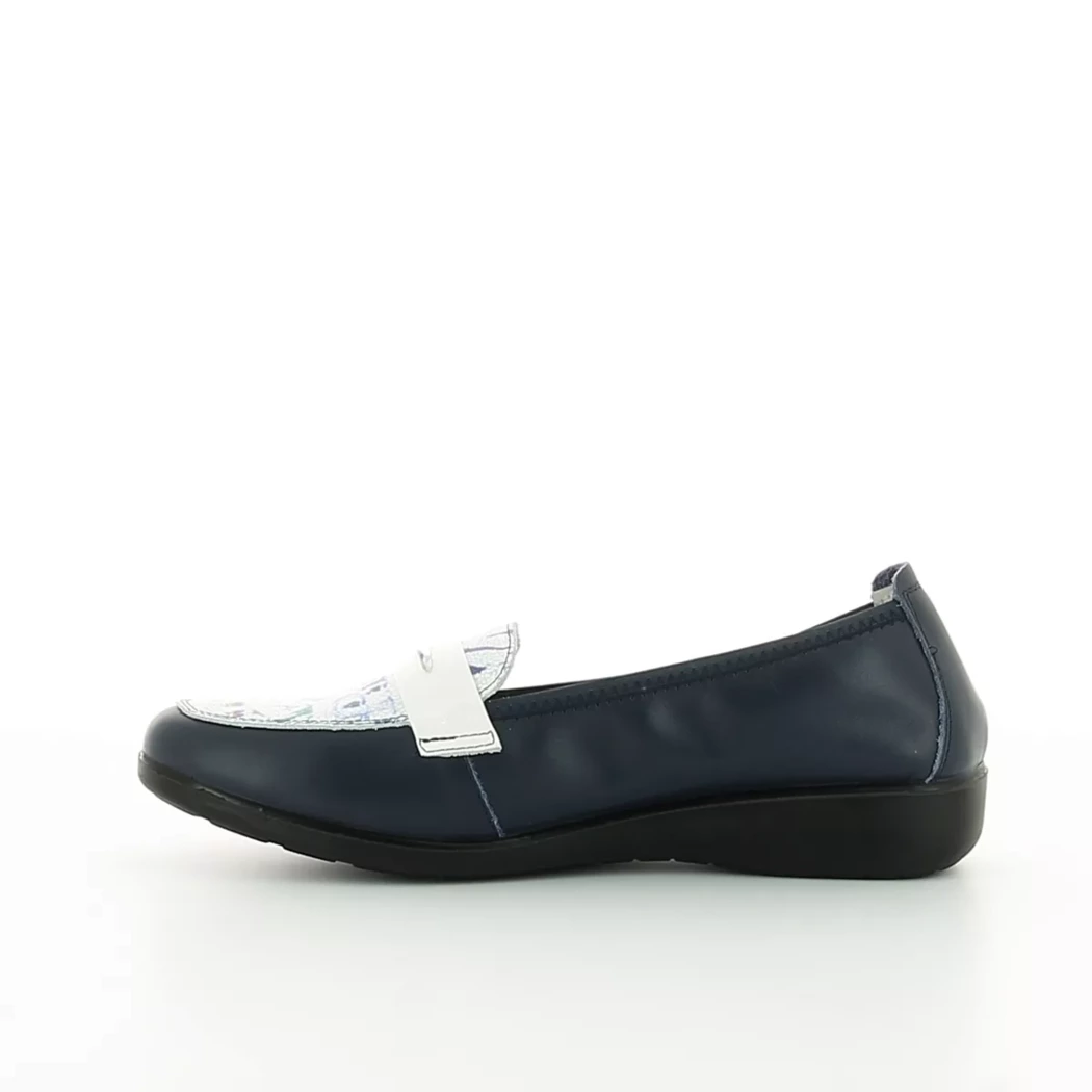 Image (4) de la chaussures Inea - Mocassins Bleu en Cuir