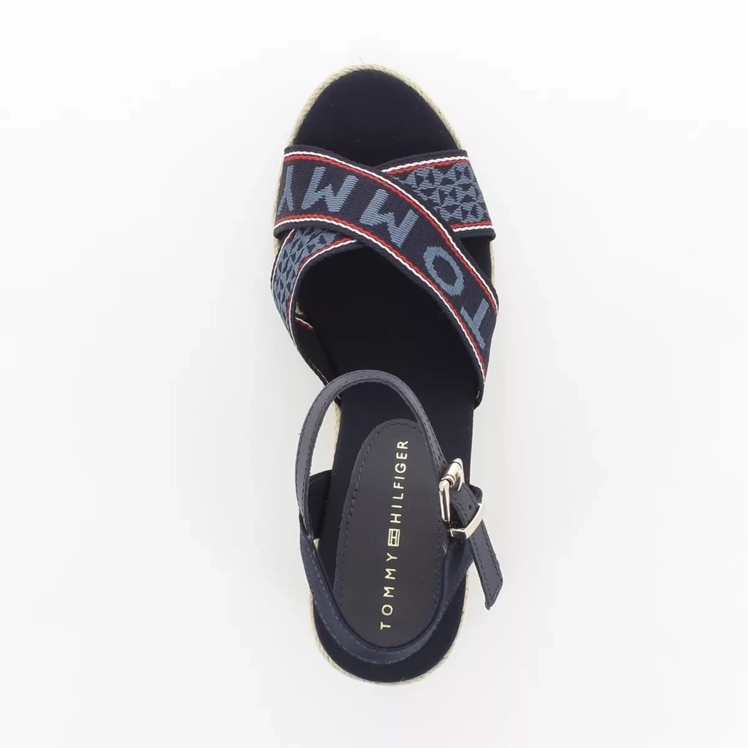 Image (6) de la chaussures Tommy Hilfiger - Sandales et Nu-Pieds Bleu en Textile