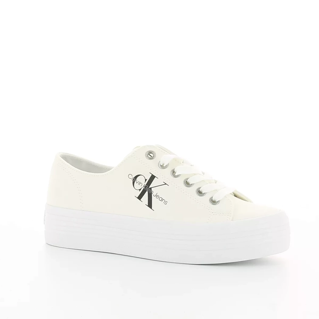 Image (1) de la chaussures Calvin Klein - Baskets Blanc en Textile