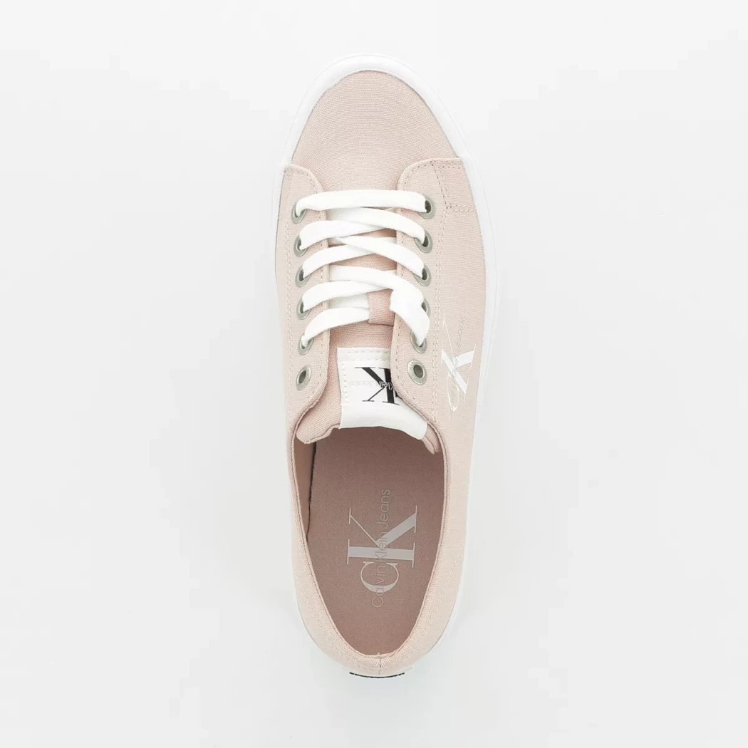 Image (6) de la chaussures Calvin Klein - Baskets Rose en Textile