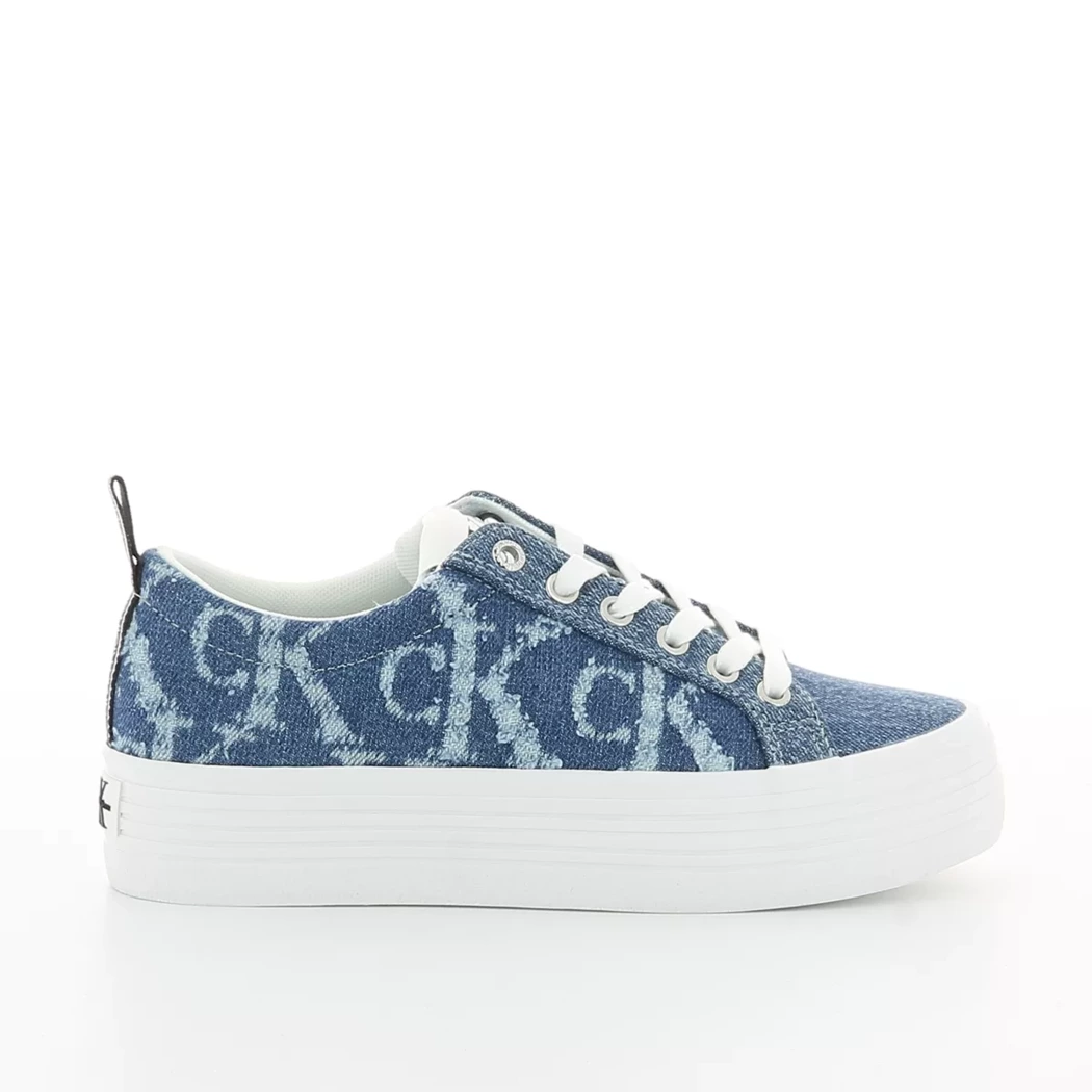 Image (2) de la chaussures Calvin Klein - Baskets Bleu en Textile