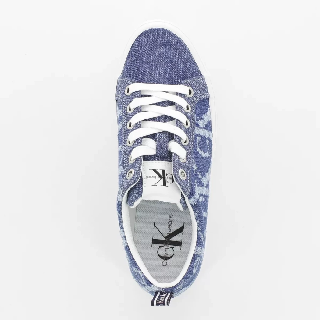 Image (6) de la chaussures Calvin Klein - Baskets Bleu en Textile