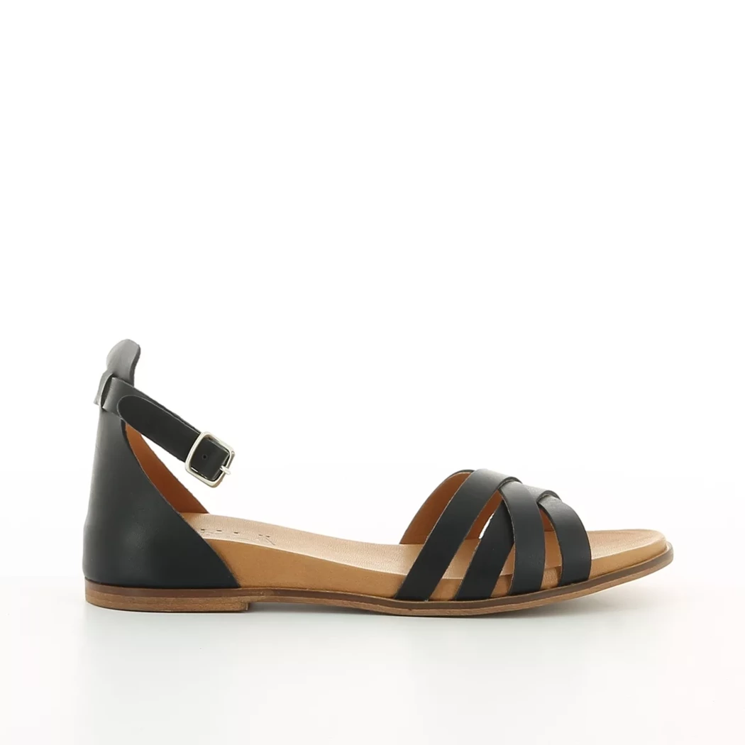 Image (2) de la chaussures Quala - Sandales et Nu-Pieds Noir en Cuir