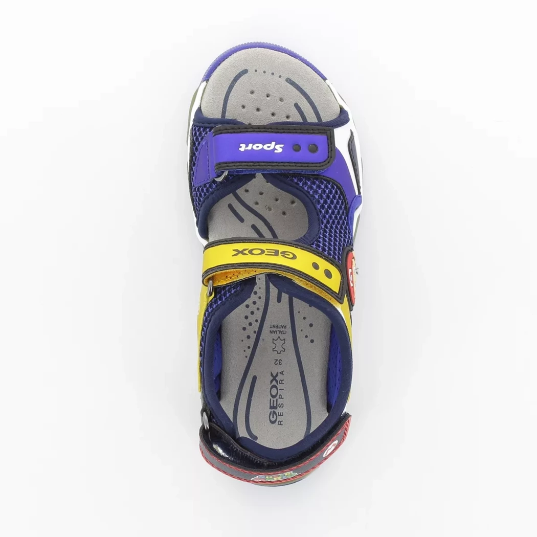 Image (6) de la chaussures Geox - Sandales et Nu-Pieds Multicolore en Cuir synthétique