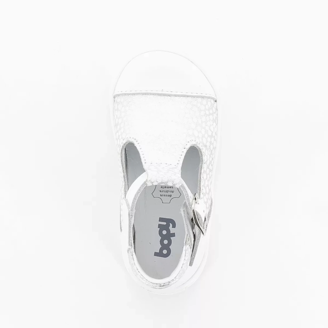 Image (6) de la chaussures Bopy - Bottines ouvertes Blanc en Cuir