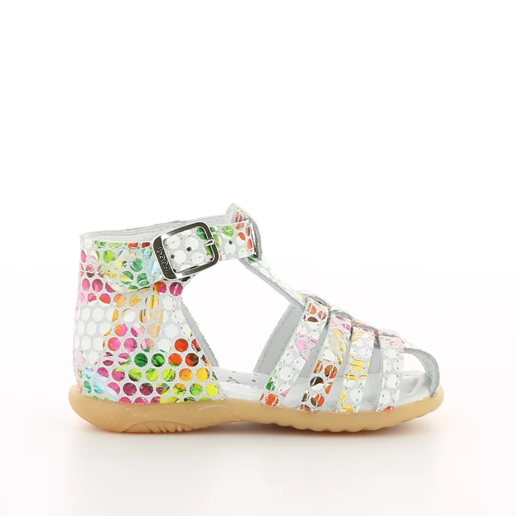 Image (2) de la chaussures Bopy - Sandales et Nu-Pieds Multicolore en Cuir