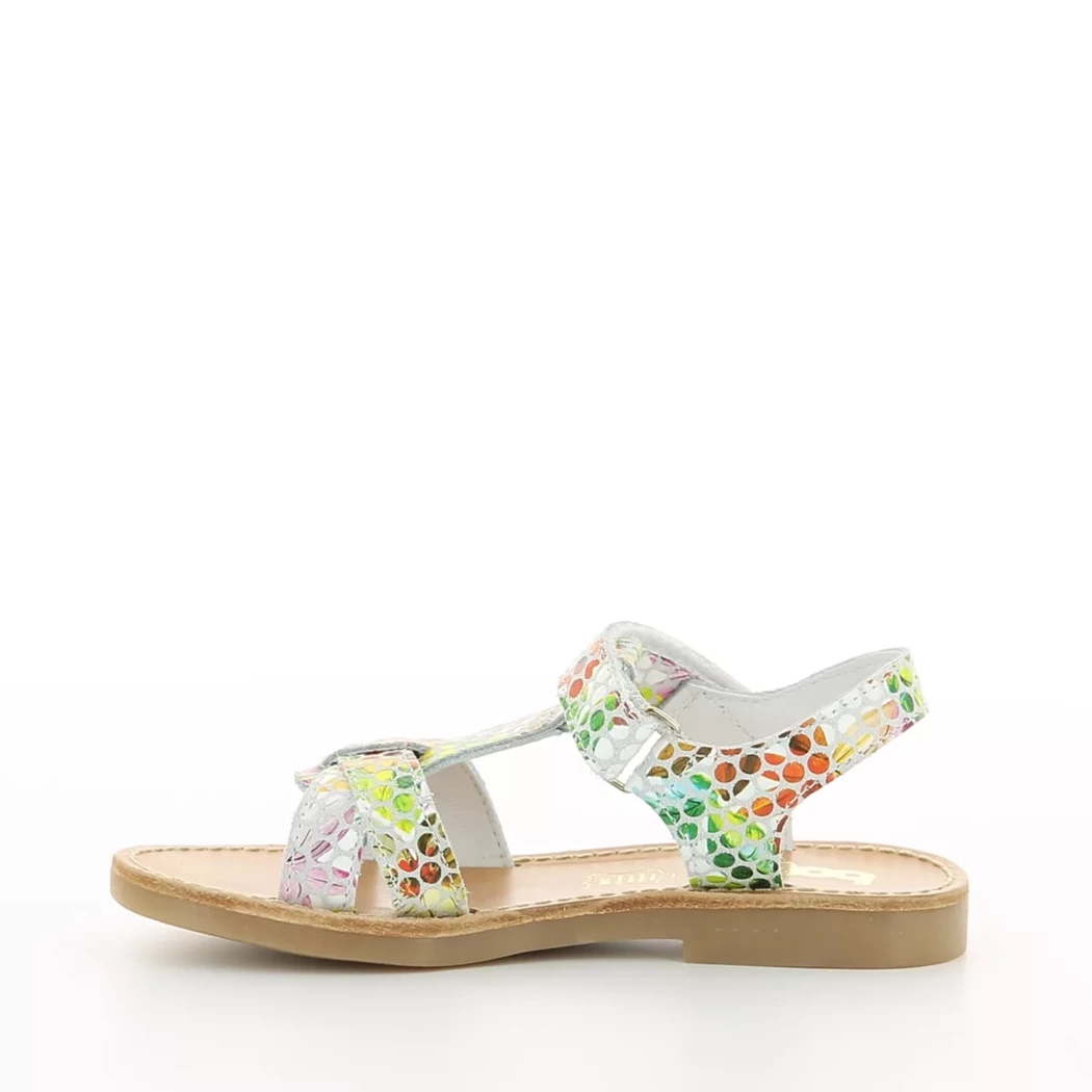 Image (4) de la chaussures Bopy - Sandales et Nu-Pieds Multicolore en Cuir nubuck