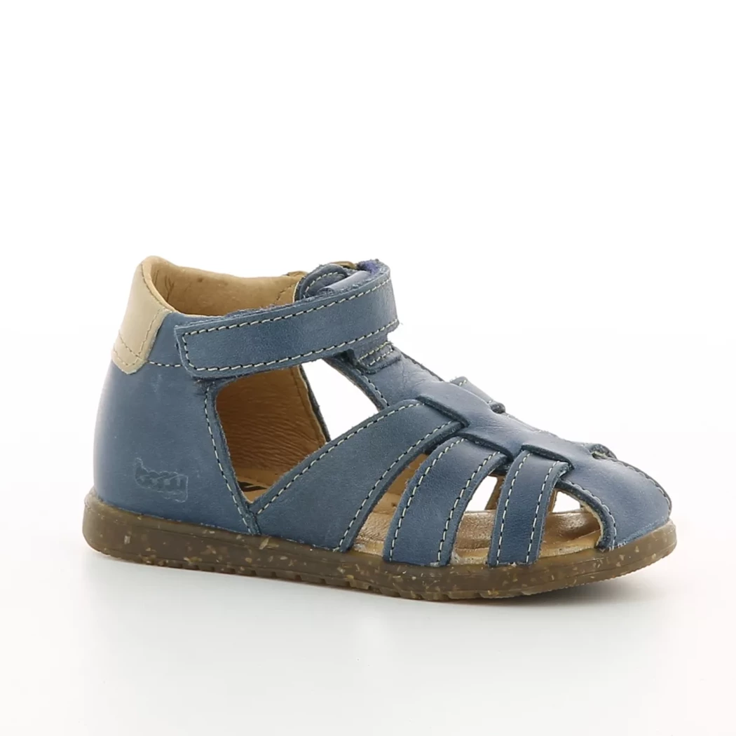 Image (1) de la chaussures Bopy - Sandales et Nu-Pieds Bleu en Cuir