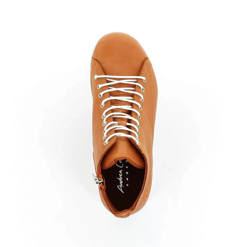 Image (6) de la chaussures Andrea Conti - Bottines Orange en Cuir