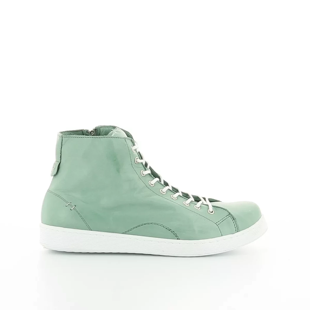 Image (2) de la chaussures Andrea Conti - Bottines Vert en Cuir