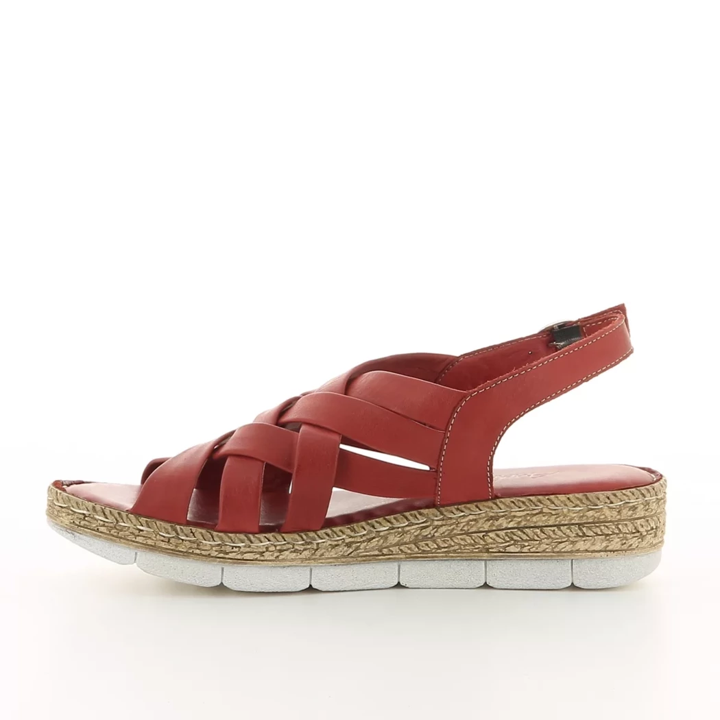Image (4) de la chaussures Andrea Conti - Sandales et Nu-Pieds Rouge en Cuir