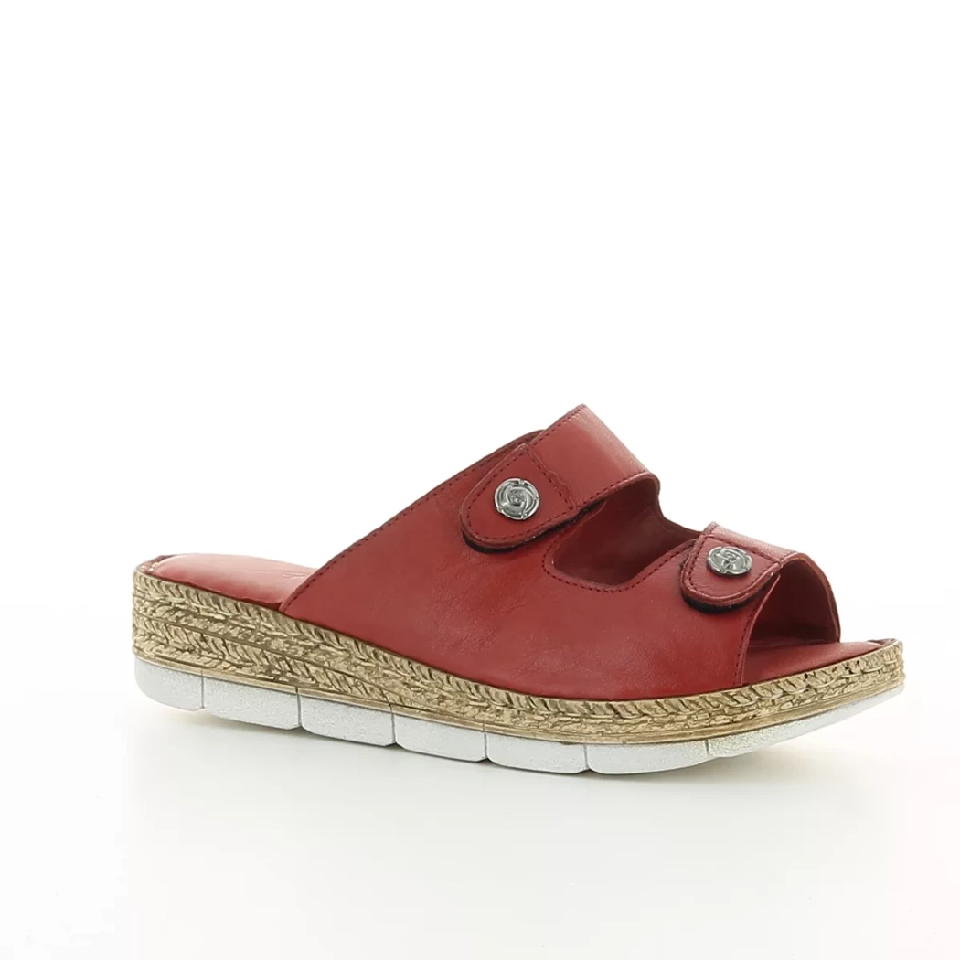 Image (1) de la chaussures Andrea Conti - Mules et Sabots Rouge en Cuir