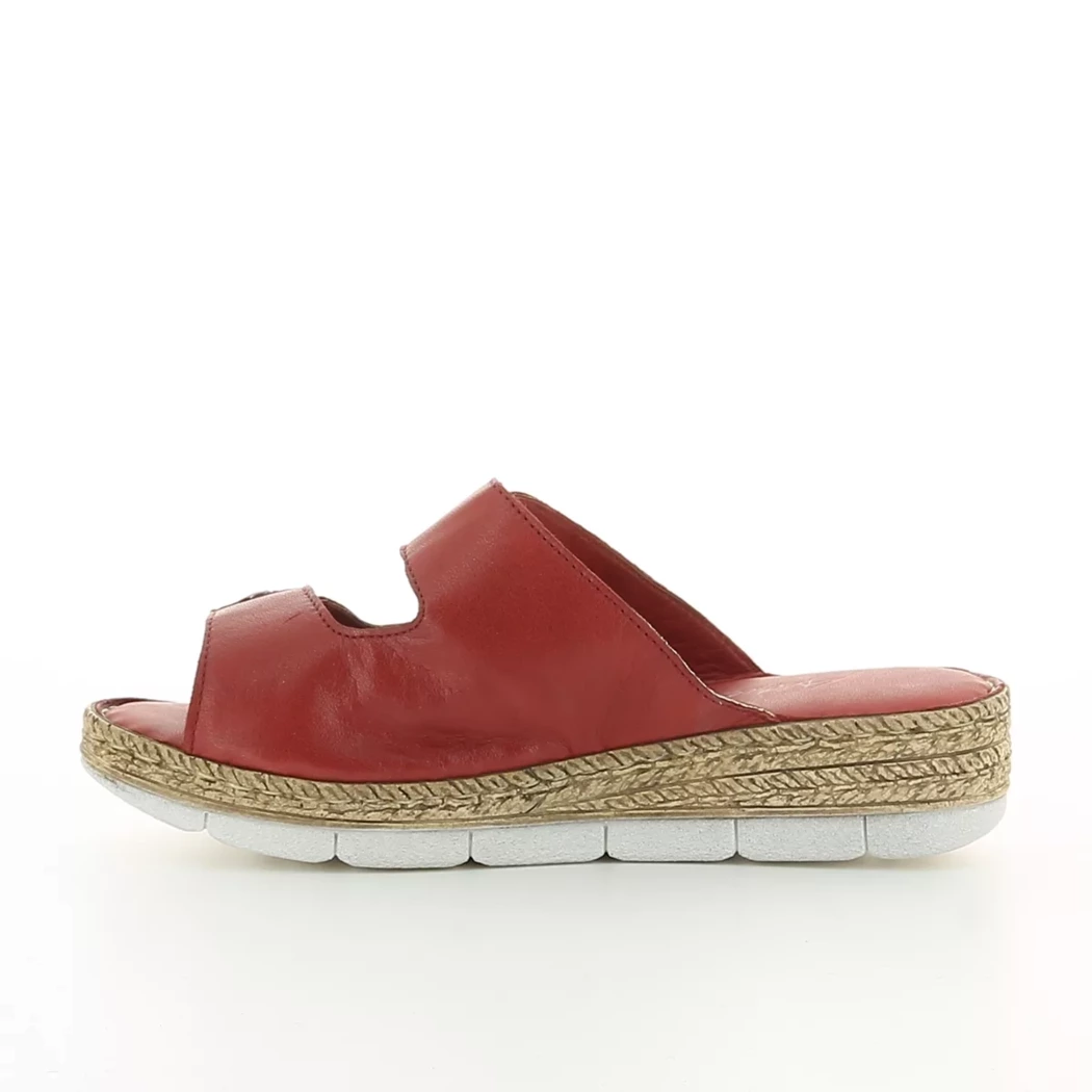 Image (4) de la chaussures Andrea Conti - Mules et Sabots Rouge en Cuir