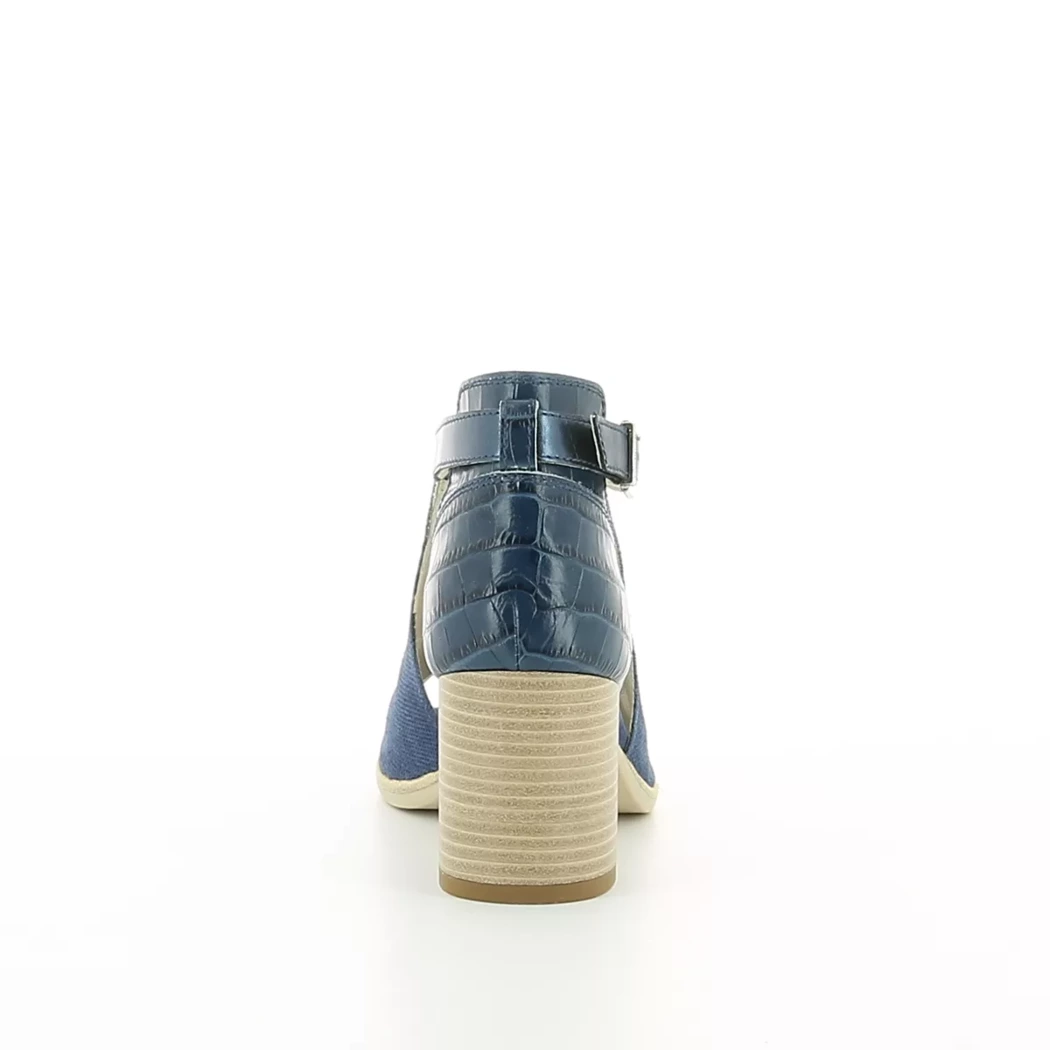 Image (3) de la chaussures Nero Giardini - Sandales et Nu-Pieds Bleu en Cuir nubuck