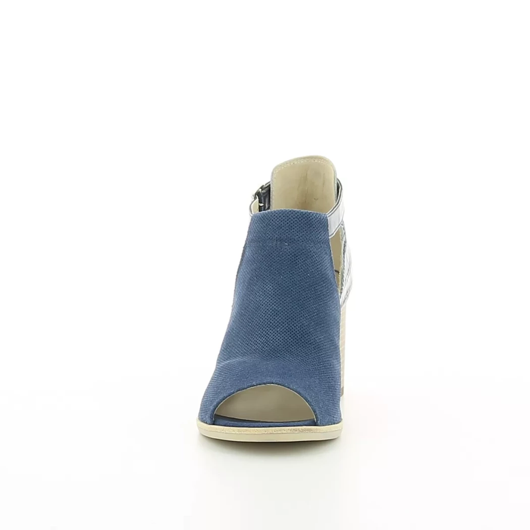 Image (5) de la chaussures Nero Giardini - Sandales et Nu-Pieds Bleu en Cuir nubuck