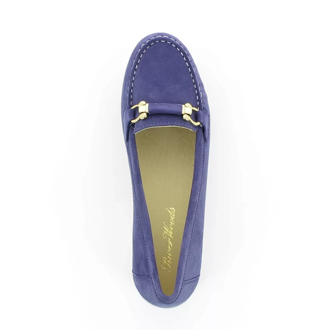 Image (6) de la chaussures Riverwoods - Mocassins Bleu en Cuir nubuck