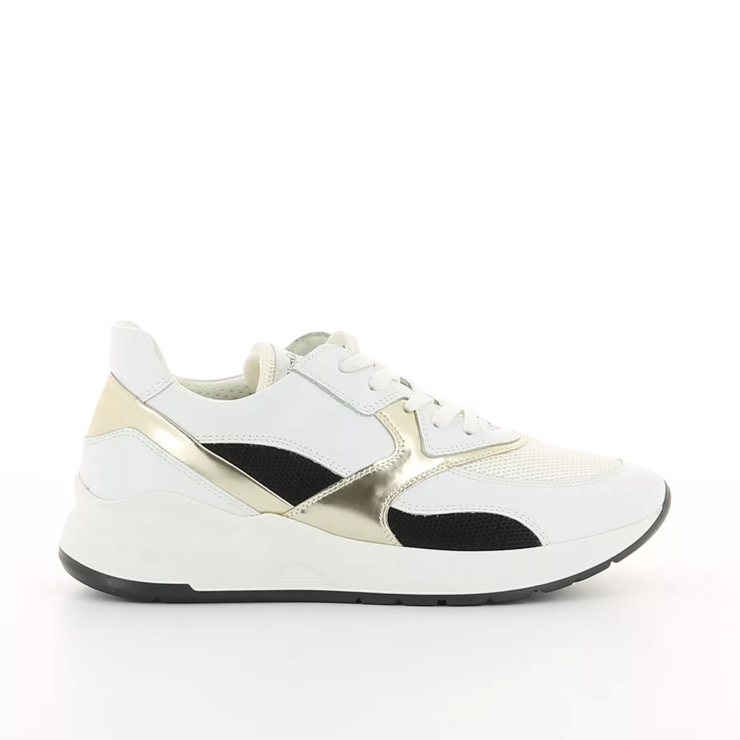 Image (2) de la chaussures Nero Giardini - Baskets Blanc en Cuir et textile