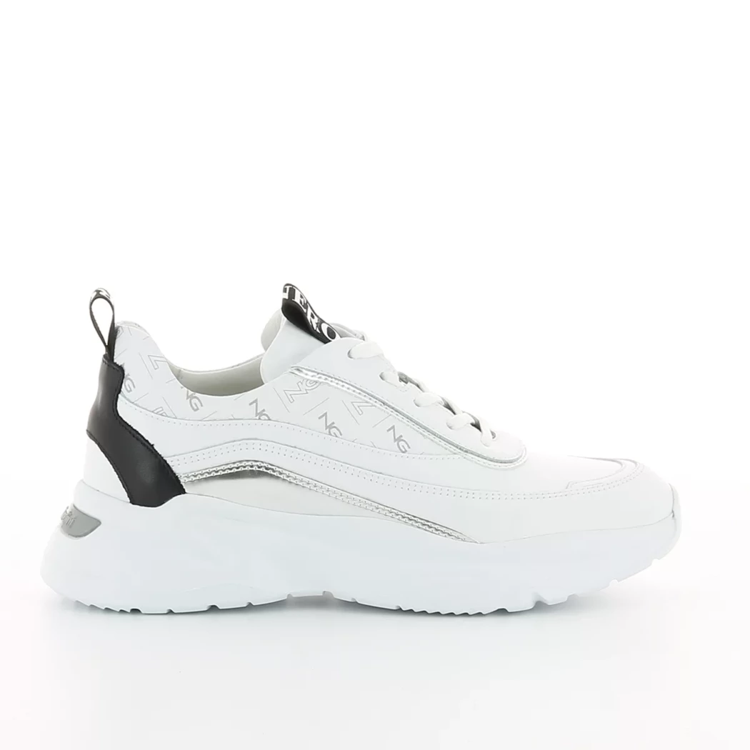 Image (2) de la chaussures Nero Giardini - Baskets Blanc en Cuir