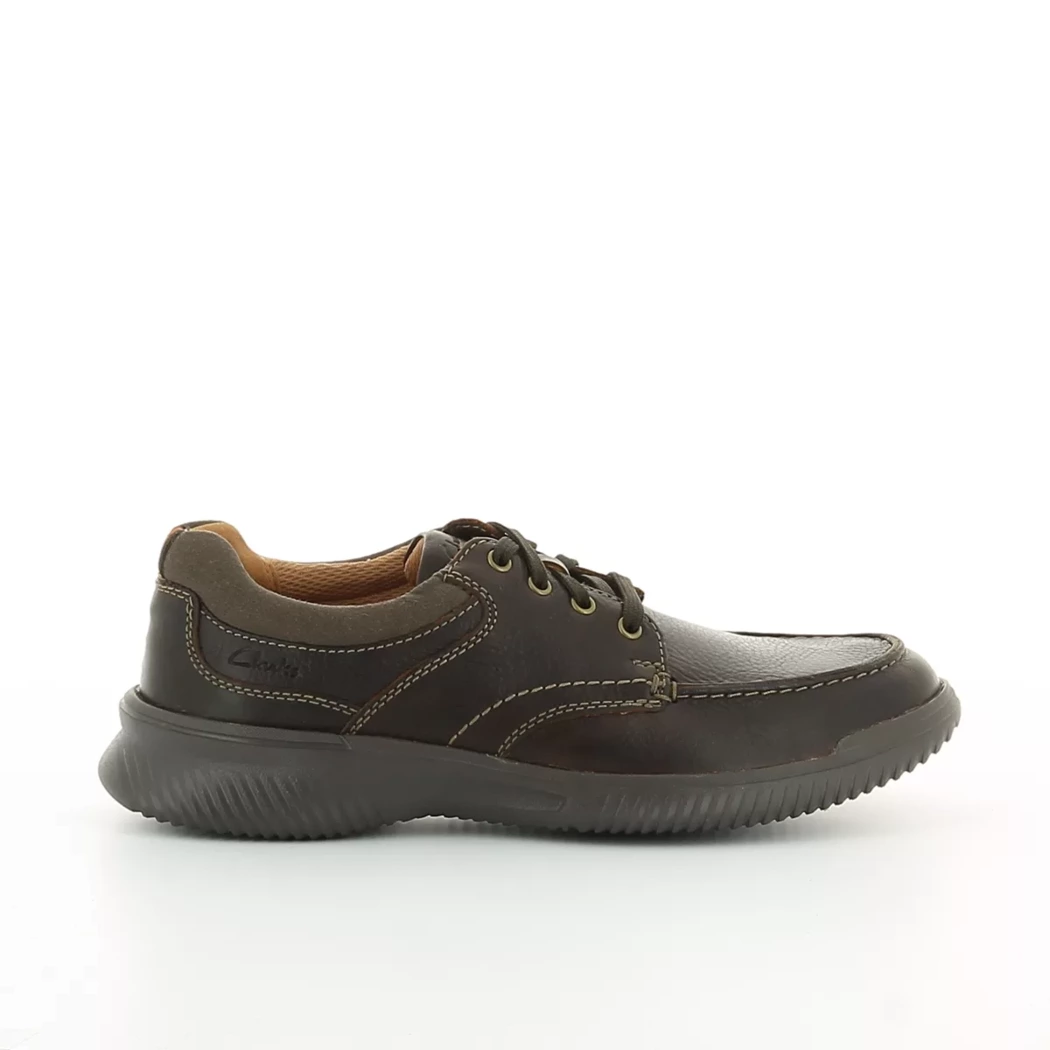 Image (2) de la chaussures Clarks - Chaussures à lacets Marron en Cuir