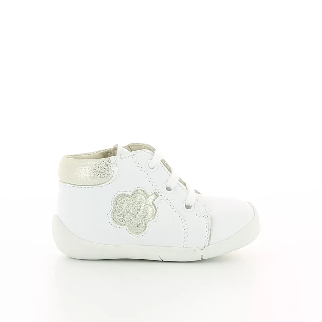 Image (2) de la chaussures Kickers - Bottines Blanc en Cuir