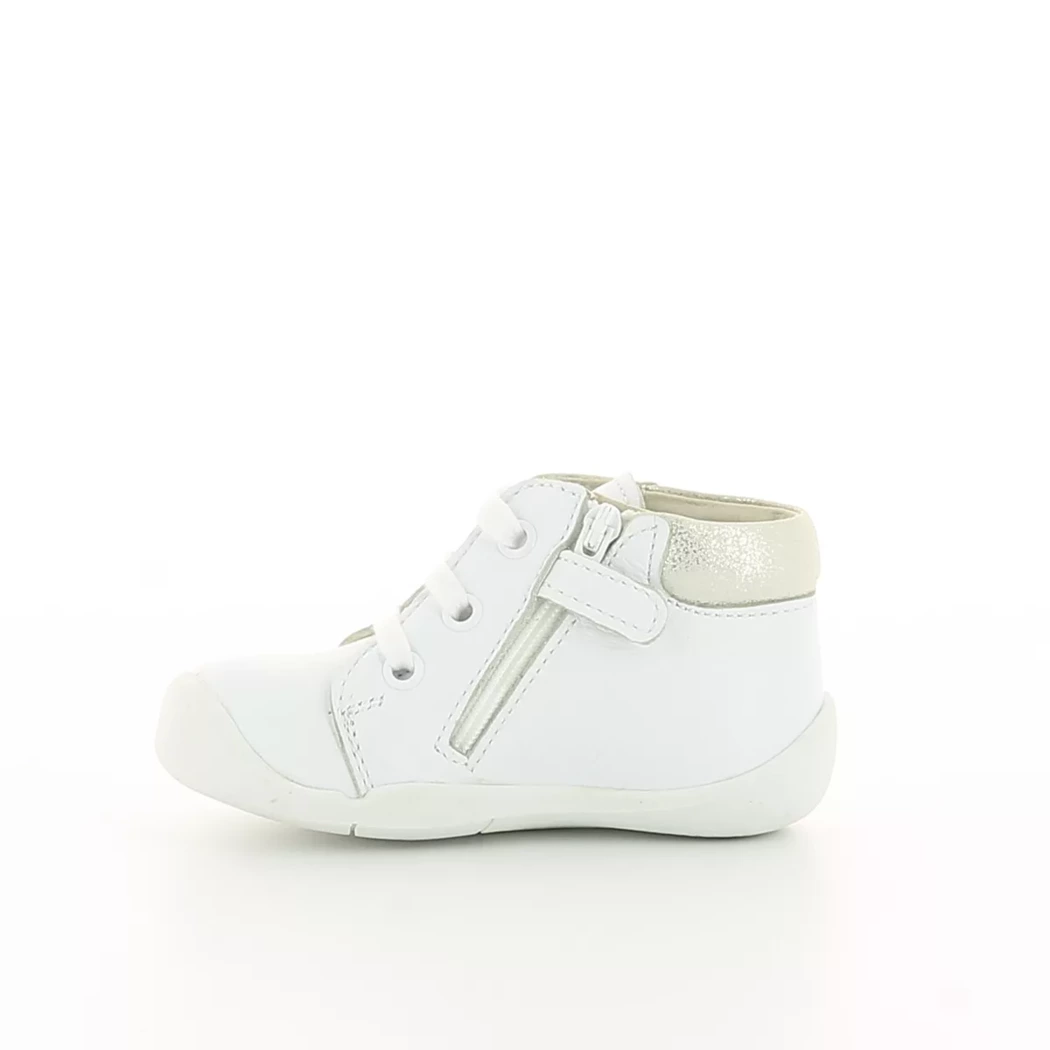 Image (4) de la chaussures Kickers - Bottines Blanc en Cuir
