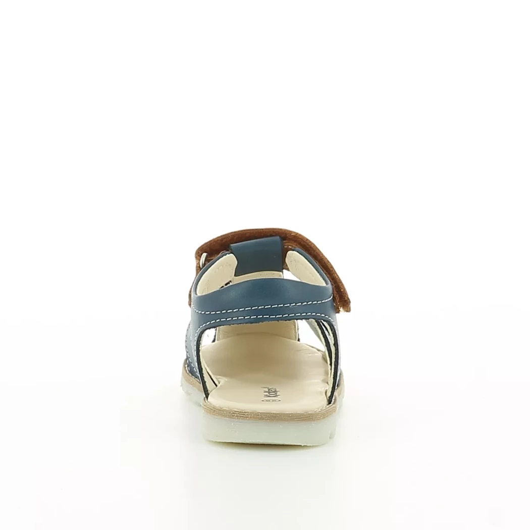 Image (3) de la chaussures Kickers - Sandales et Nu-Pieds Bleu en Cuir