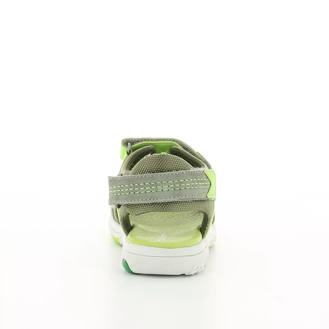 Image (3) de la chaussures Kickers - Sandales et Nu-Pieds Vert en Cuir synthétique