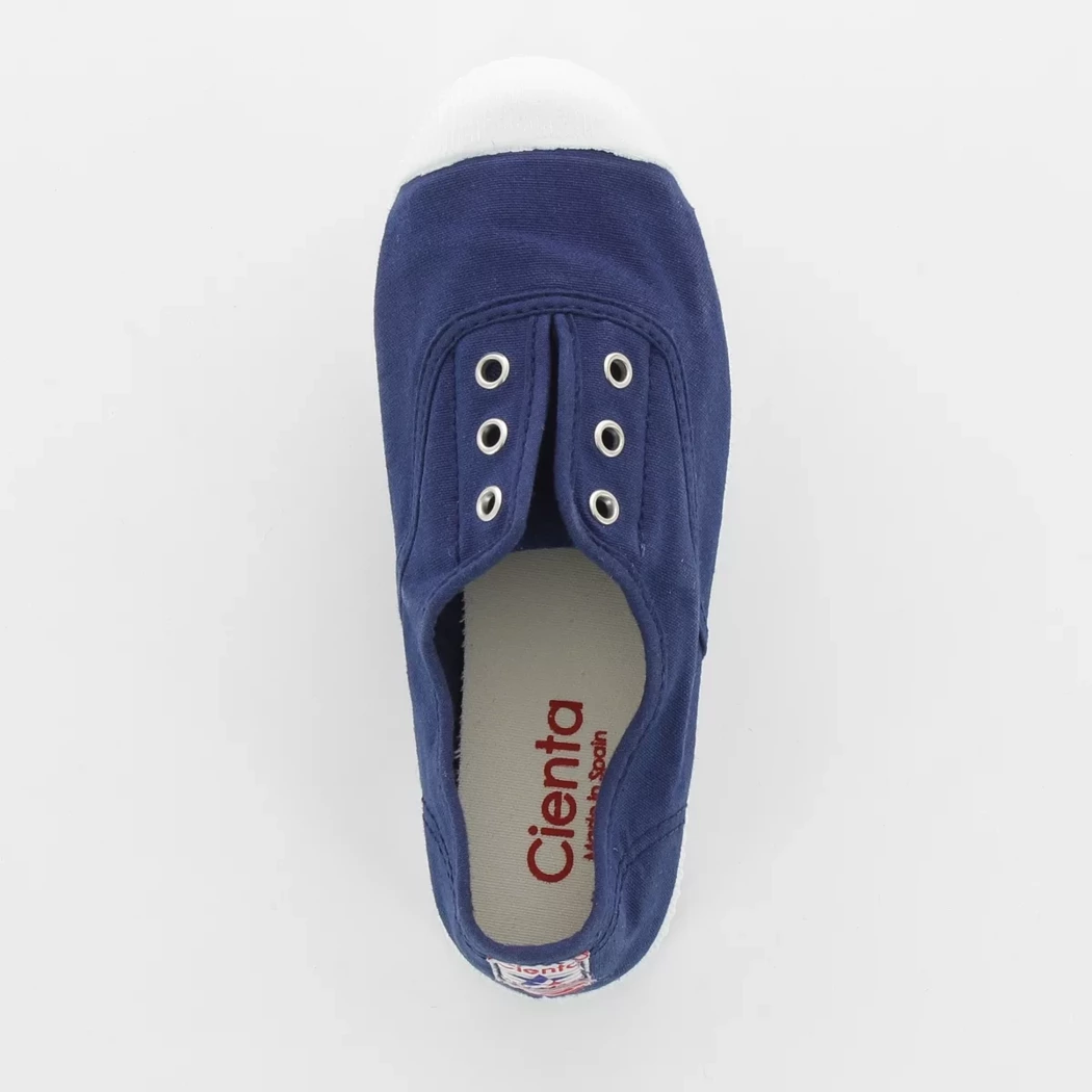 Image (6) de la chaussures Cienta - Baskets Bleu en Textile