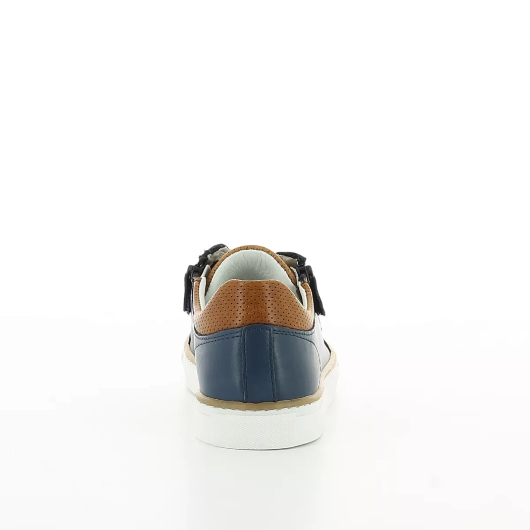 Image (3) de la chaussures Norvik - Chaussures à lacets Bleu en Cuir