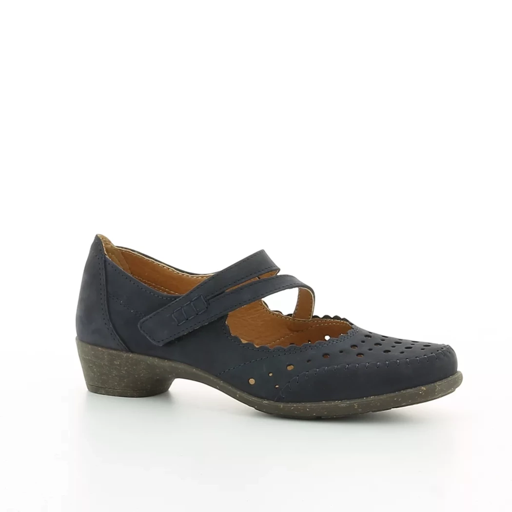 Image (1) de la chaussures Sens - Escarpins Bleu en Cuir nubuck
