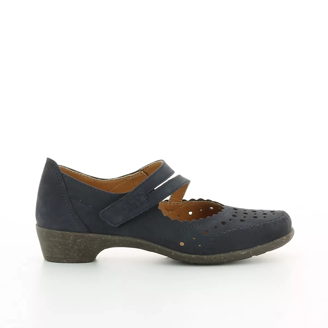 Image (2) de la chaussures Sens - Escarpins Bleu en Cuir nubuck