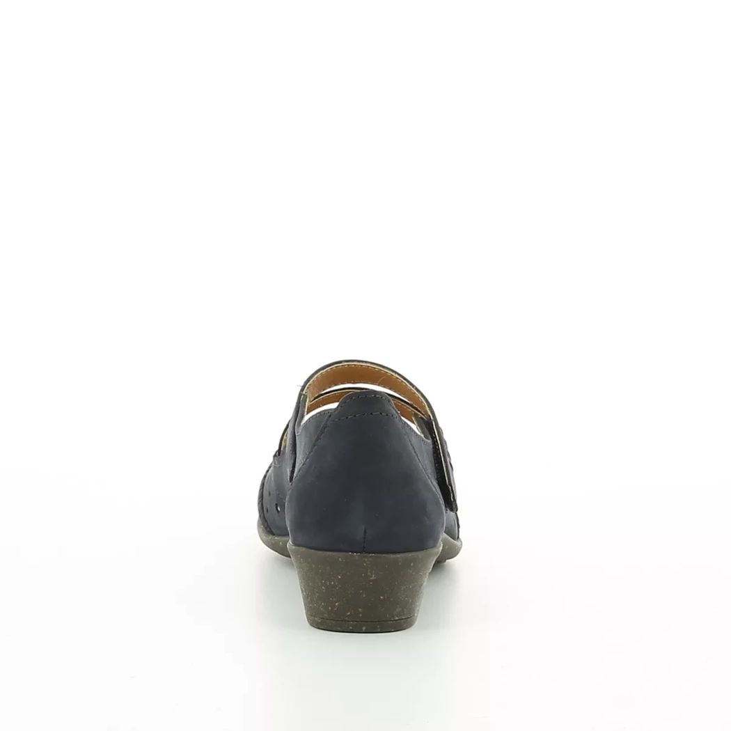 Image (3) de la chaussures Sens - Escarpins Bleu en Cuir nubuck