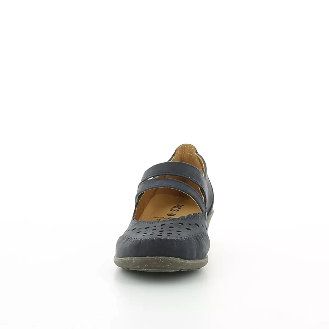 Image (5) de la chaussures Sens - Escarpins Bleu en Cuir nubuck