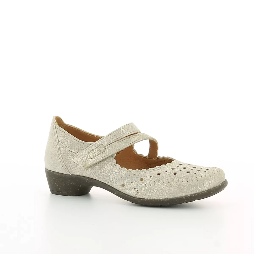 Image (1) de la chaussures Sens - Escarpins Or / Bronze / Platine en Cuir nubuck