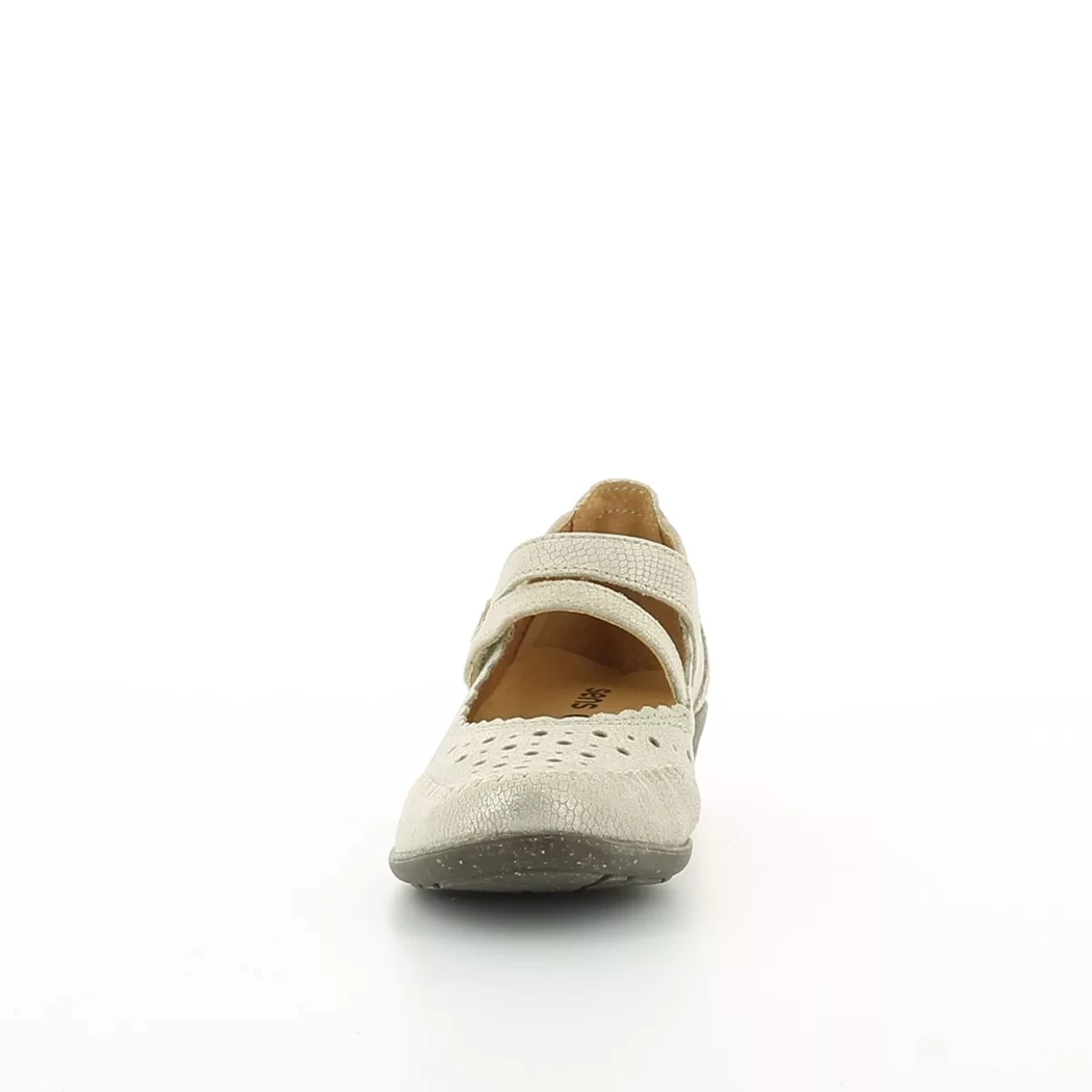 Image (5) de la chaussures Sens - Escarpins Or / Bronze / Platine en Cuir nubuck