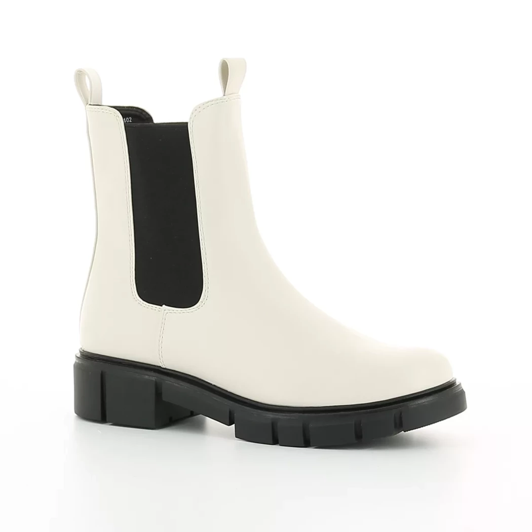 Image (1) de la chaussures Marco Tozzi - Boots Blanc en Cuir synthétique