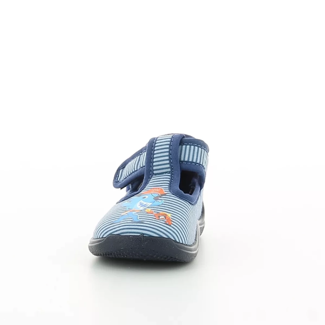 Image (5) de la chaussures Bossi - Pantoufles et Chaussons Bleu en Textile