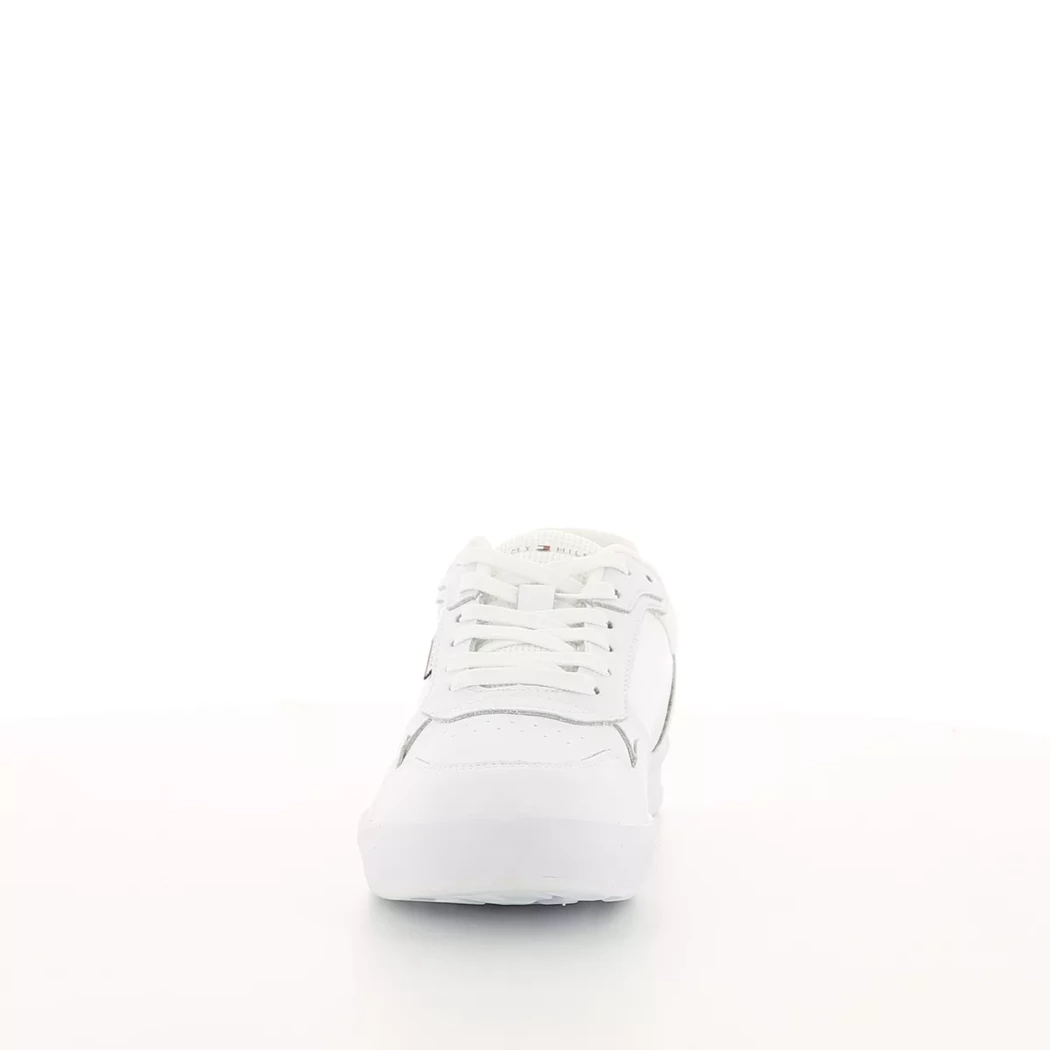Image (5) de la chaussures Tommy Hilfiger - Baskets Blanc en Cuir et textile