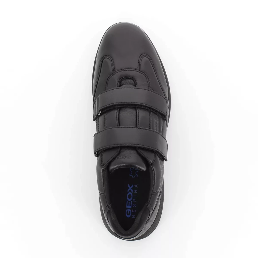 Image (6) de la chaussures Geox - Chaussures à velcro Noir en Cuir