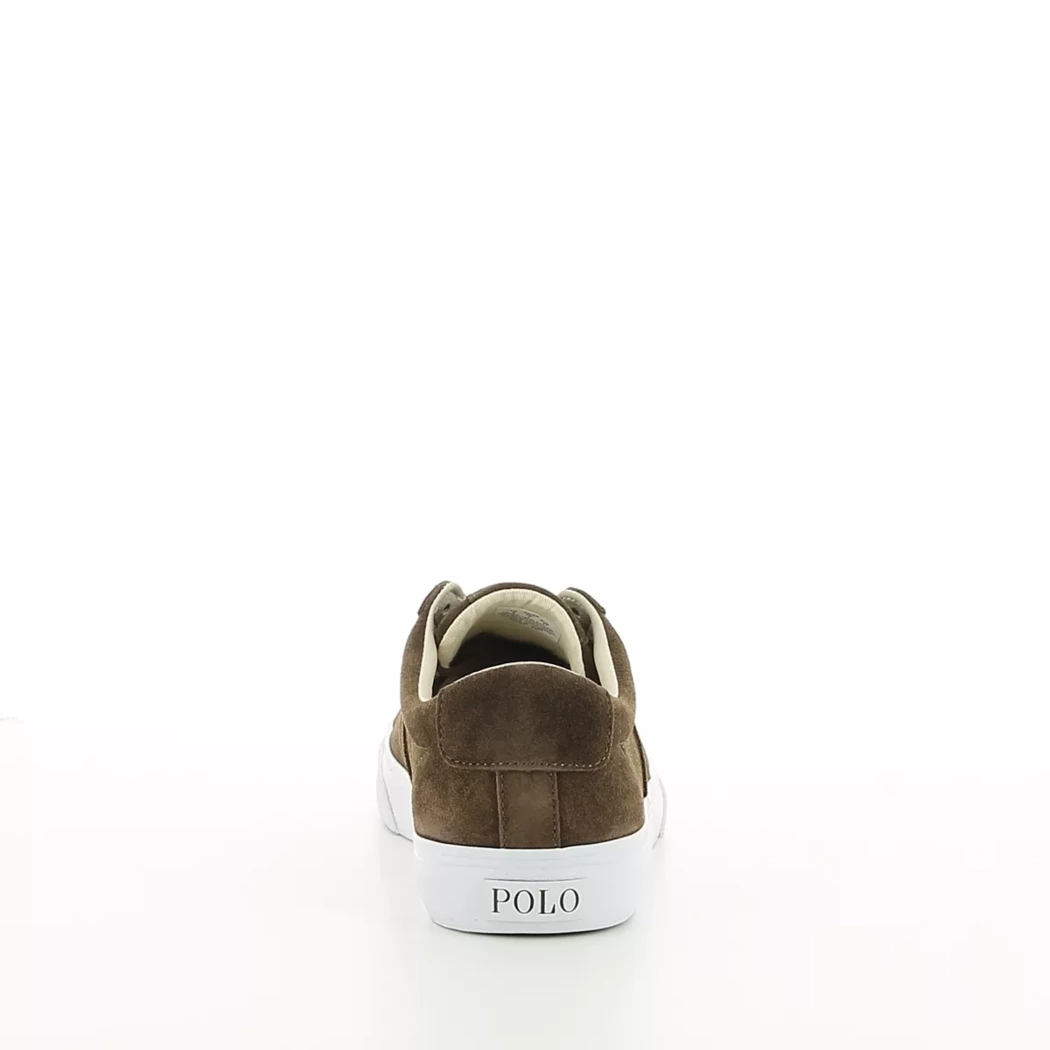 Image (3) de la chaussures Ralph Lauren - Baskets Marron en Cuir nubuck