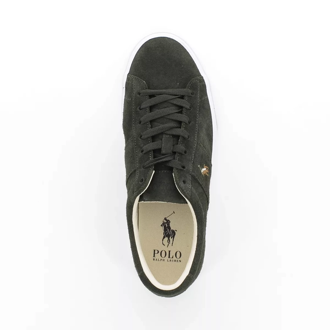 Image (6) de la chaussures Ralph Lauren - Baskets Vert en Cuir nubuck