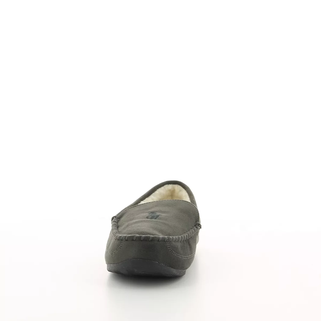 Image (5) de la chaussures Ralph Lauren - Pantoufles et Chaussons Gris en Cuir synthétique