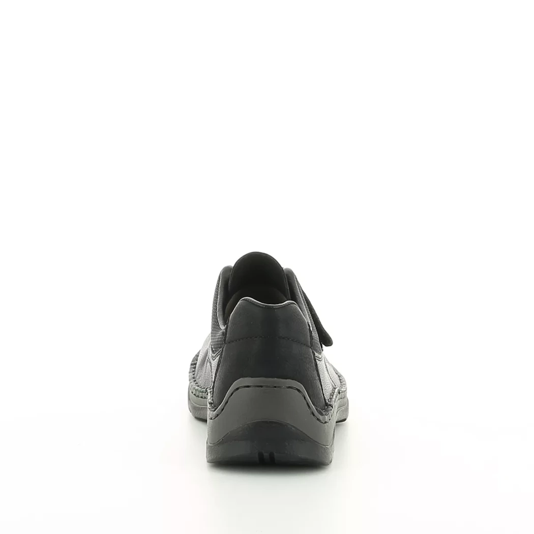 Image (3) de la chaussures Rieker - Chaussures à velcro Noir en Cuir et textile