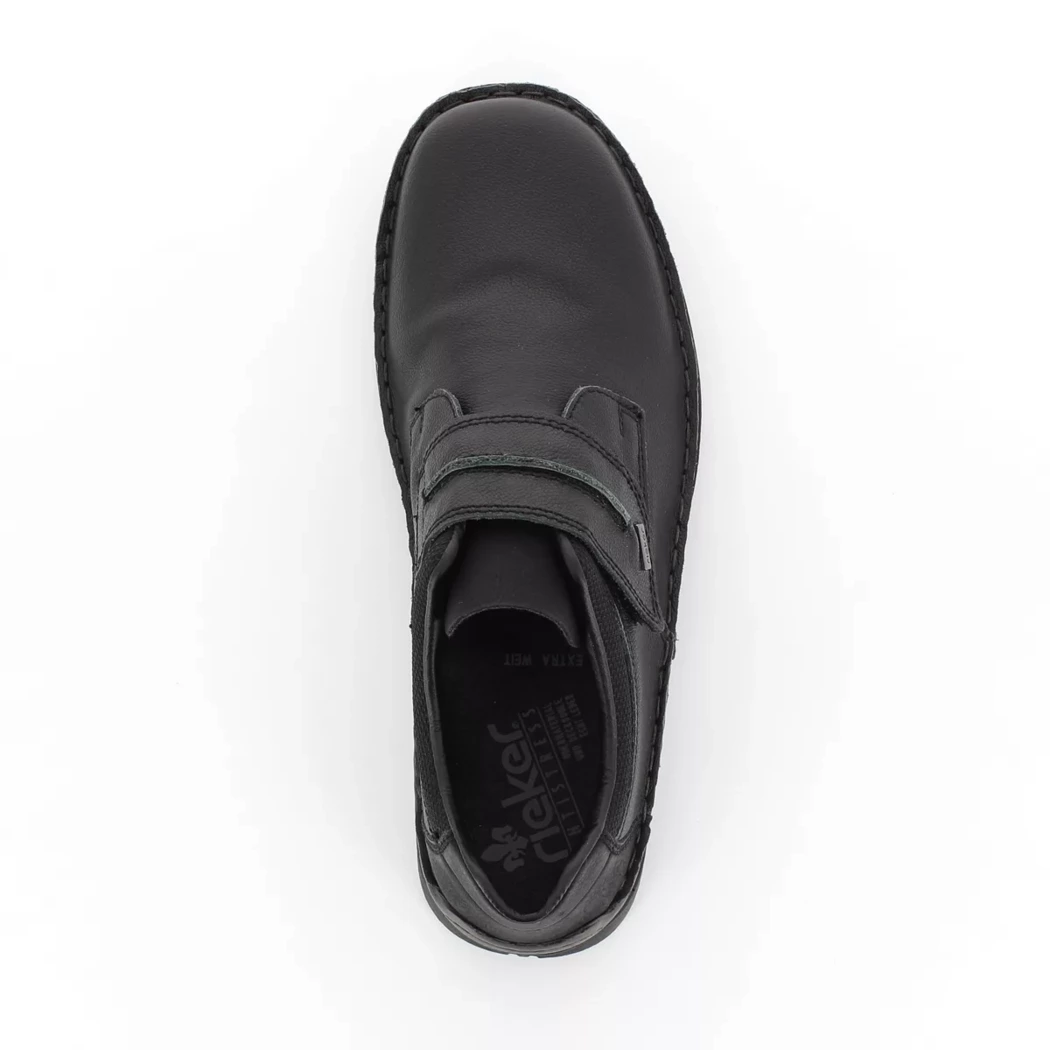 Image (6) de la chaussures Rieker - Chaussures à velcro Noir en Cuir et textile