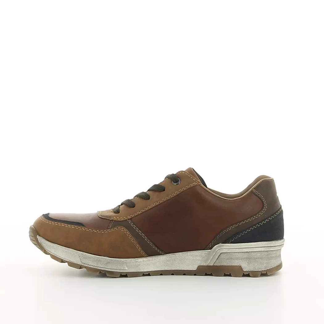 Image (4) de la chaussures Rieker - Chaussures à lacets Cuir naturel / Cognac en Cuir synthétique