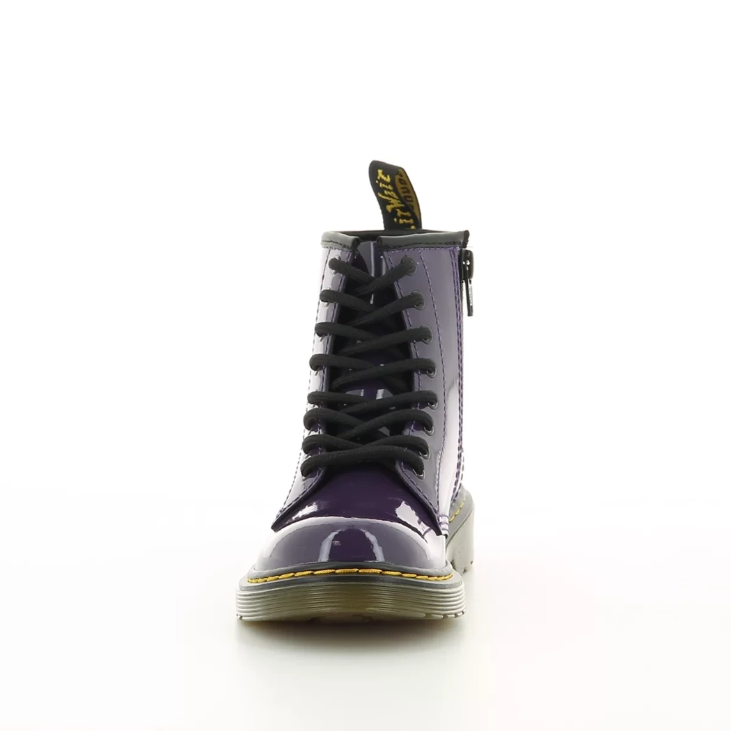 Image (5) de la chaussures Dr. Martens - Bottines Violet / Lilas en Cuir vernis