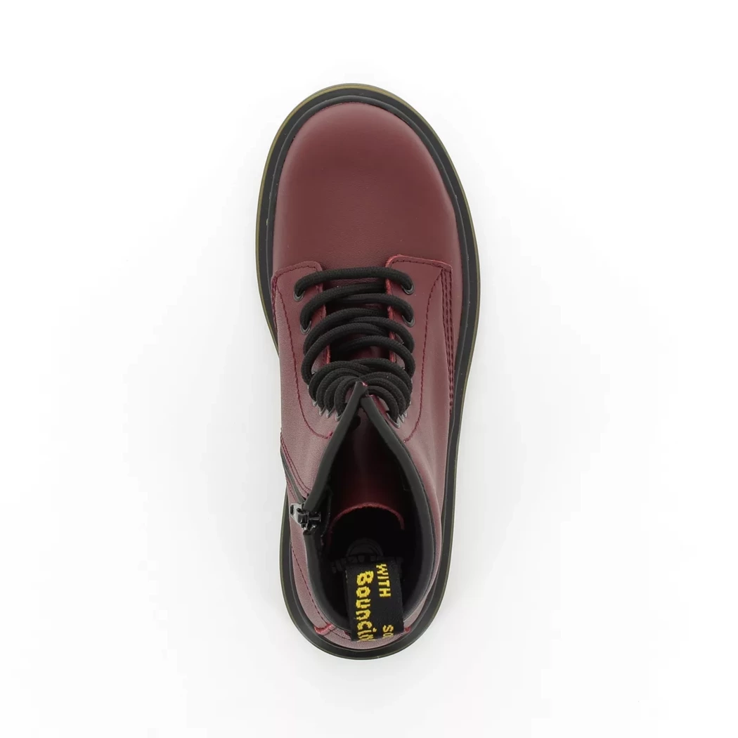 Image (6) de la chaussures Dr. Martens - Bottines Rouge en Cuir