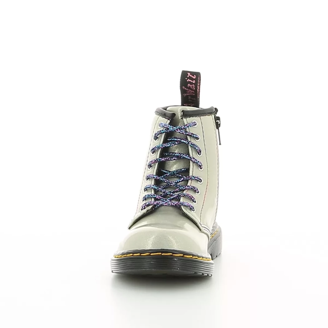 Image (5) de la chaussures Dr. Martens - Bottines Beige en Cuir vernis