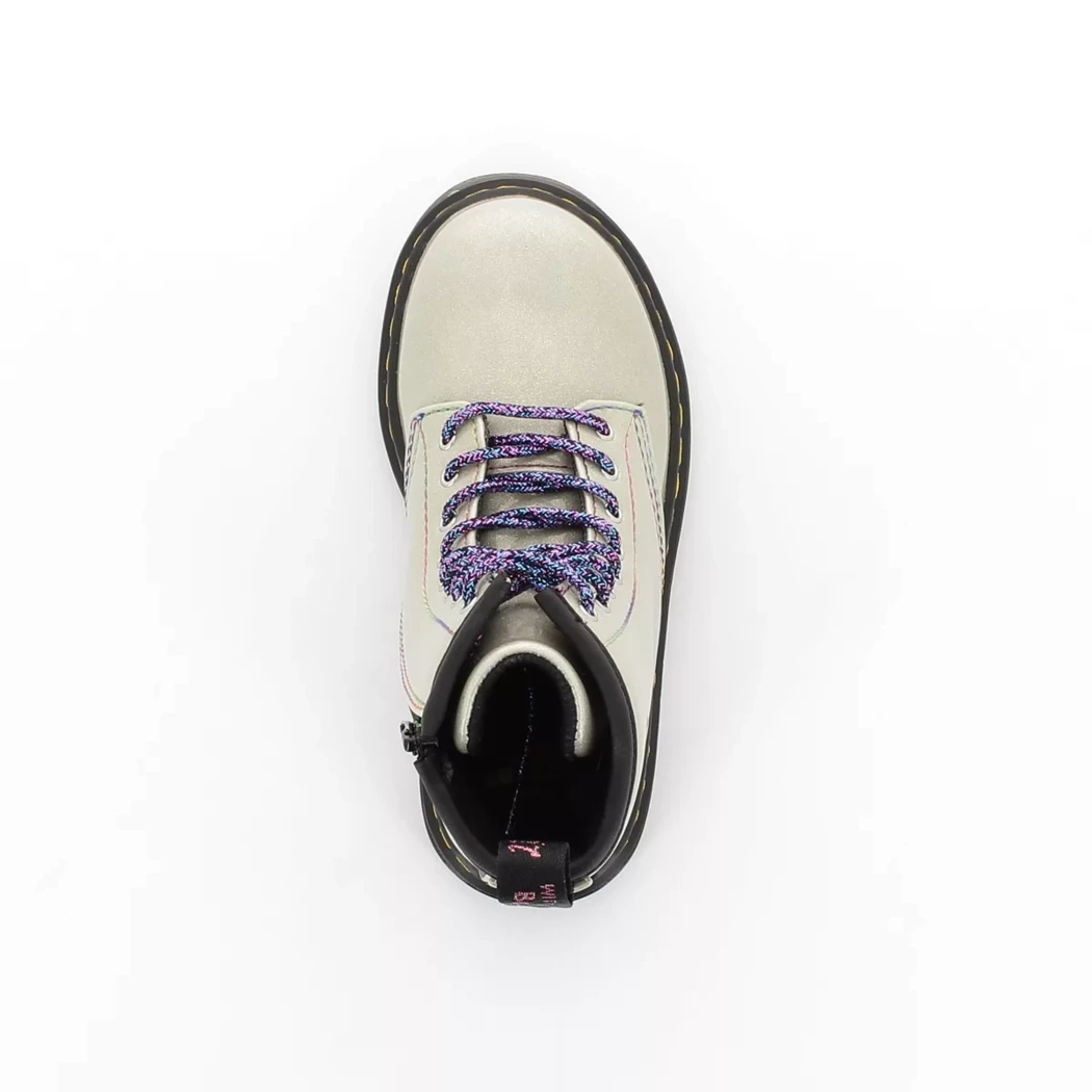 Image (6) de la chaussures Dr. Martens - Bottines Beige en Cuir vernis
