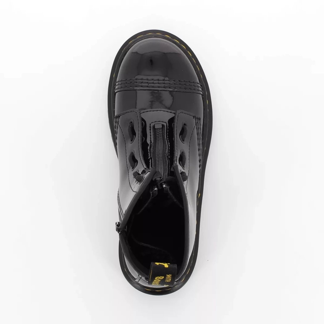 Image (6) de la chaussures Dr. Martens - Bottines Noir en Cuir vernis